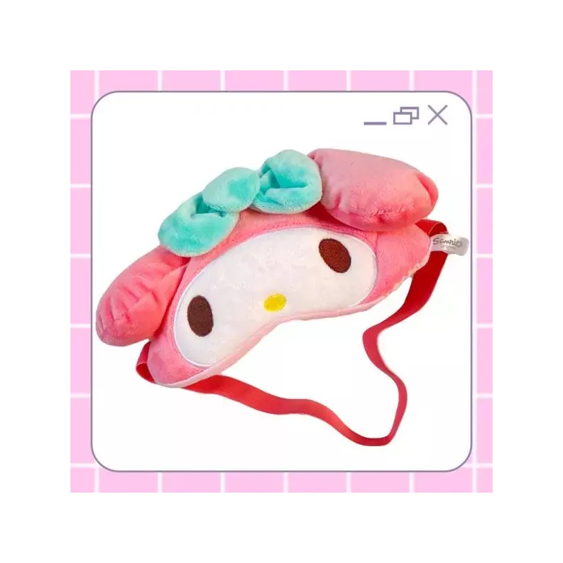 Sanrio 산리오 시나모롤 쿠로미 소프트 수면안대 5Types [2 폼폼푸린] Sanrio