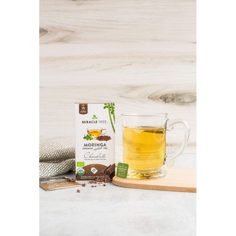 Miracle Tree - 3 Count of Organic Moringa Superfood Tea,