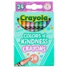 Crayola Colours of Kindness Crayons 24 Colour Pencils in Box