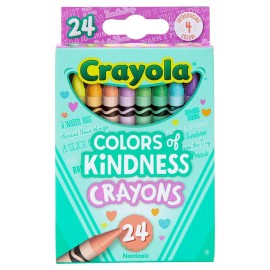 Crayola Colours of Kindness Crayons 24 Colour Pencils in Box Children Creative Activity