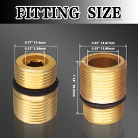 Boltigen 7110264 Brass M20 Water Outlet Connector Fitting for OEM Technologies Axial Cam Pressure Washer Pumps