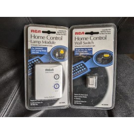 X-10 lamp module and wall switch combo