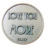 Love You More XO Pocket Token 1 1/4 Inch