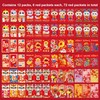 72 Pcs Chinese New Year Red Envelopes,Red Pocket Envelopes Snake,