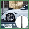 Motoforti 2pcs Black Carbon Steel Wheel Hangers Alignment Pin Tire