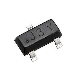 sourcing map 50pcs S8050 Transistor J3Y NPN 25V 500mA 300mW Surface Mount SOT-23