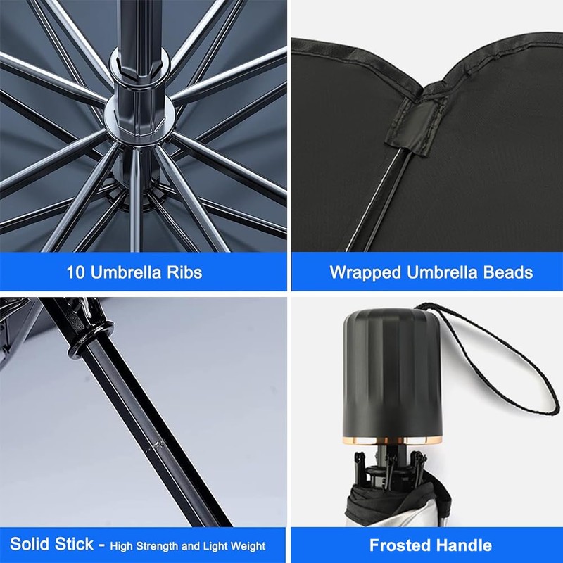 Car Sun Protection Front Screen, Parasol Car with Adjustable, Car