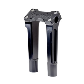 Motorcycle Handlebar Risers, 6" Straight Challenger Riser Extension Kit, 1'' Handle Bar Risers Fit for Harley Dyna, Sportster, Low Rider,Street bob (6" Black)