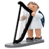 KWO Olbernhau 75615 Angel with Harp 5 cm