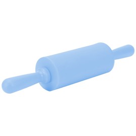 Fdit Rodillos Antiadherentes de Pasta Rodillo de Silicón para Hornada y Masa Rodante con Manija de para Torta Casera de Niños de Cocina 9 Pulgadas(Azul)