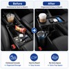Car Cup Holder Expander with Food Tray – 360° Adjustable