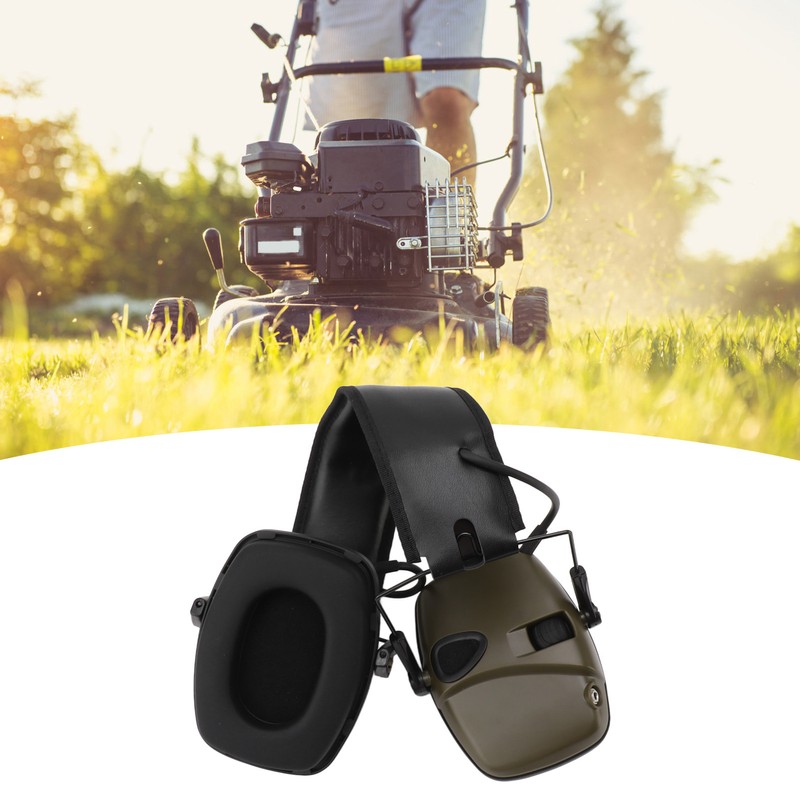 Walker Electronic Earmuffs Noise Cancellation Folding Hearing Protection Adjustable Earmuffs