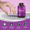 Nutravita - Biotin Hair Growth Supplement 12000mcg - 400 Vegan