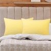 PiccoCasa Pillow Cases 2 Pack Soft Brushed Microfibre Pillow Covers