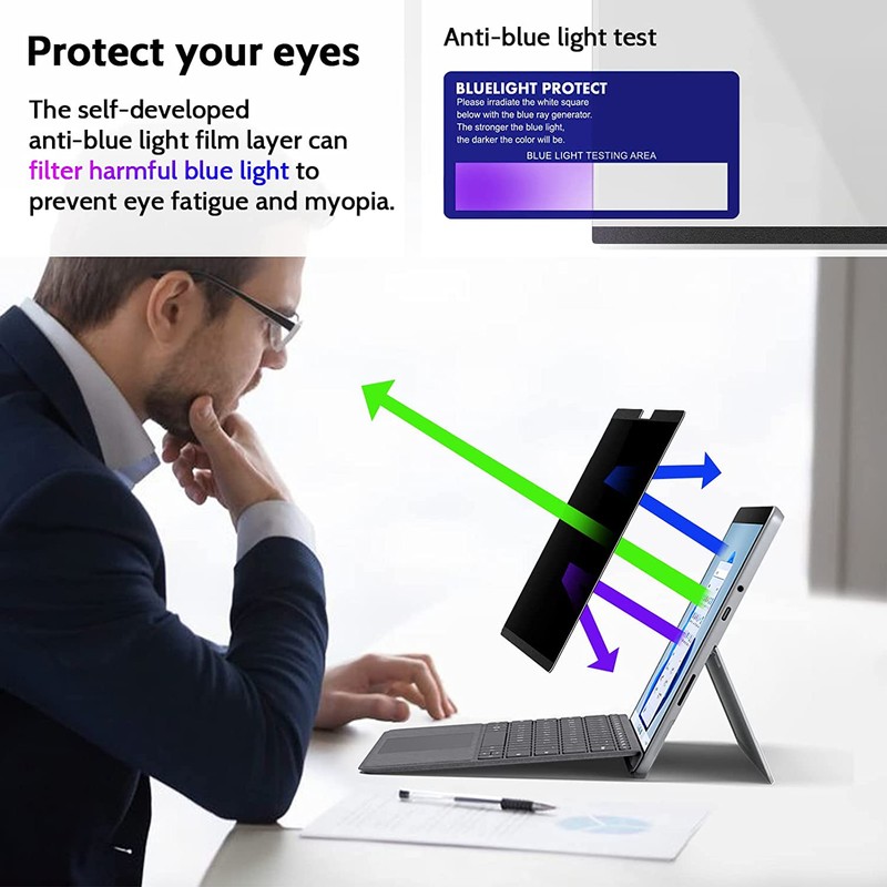 Laptop Screen Protector Magnetic 13 Inch Detachable Anti Blue Ray