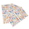 1350 Letter Stickers 15 Sheets Alphabet Stickers 0.5in Vinyl Self-Adhesive