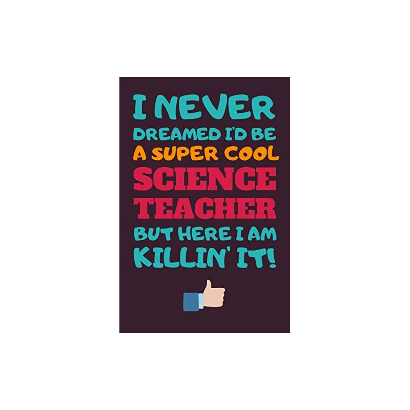 Science Teacher Gifts: Lined Notebook Journal Diary Paper Blank, an