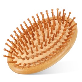 VICASKY Bamboo Scalp Massage Comb Portable Hair Brush for Women Men Lightweight Detangling Hair Brush Scientifically Designed for Scalp Massage for All Hair Types