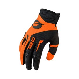 O'NEAL Bicycle & Motocross Gloves Kids MX MTB DH FR Downhill Freeride Durable Flexible Materials Ventilated Palm Element Youth Glove Black Neon Orange Size M