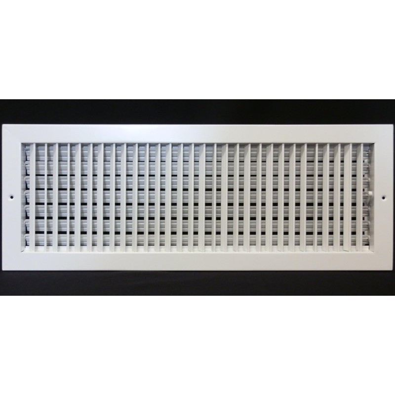 HVAC Premium 24"w X 8"h Adjustable AIR Supply Diffuser -
