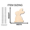 Unfinished Wood Easter Bunny Shape Craft up to 46" DIY