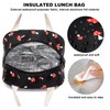 Mushroom Insulated Lunch Bag for Women Grils, Reusable Tote Lunch