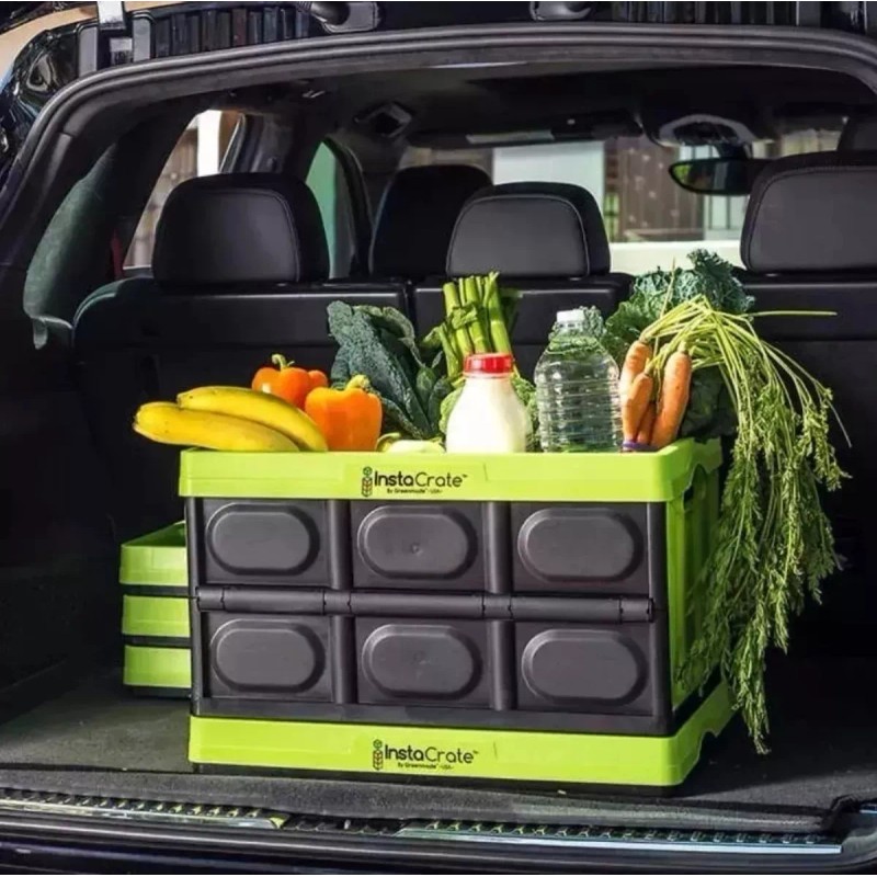 instacrate 2 Cajas Organizadoras Plegables Apilables Instacrate 45l C/u