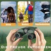 LUXUN 8 x 32 Small Binoculars Adult Compact Binoculars for