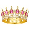 YOUlDIANZI Queen Crown Rhinestone Wedding Crowns and Tiaras for Women