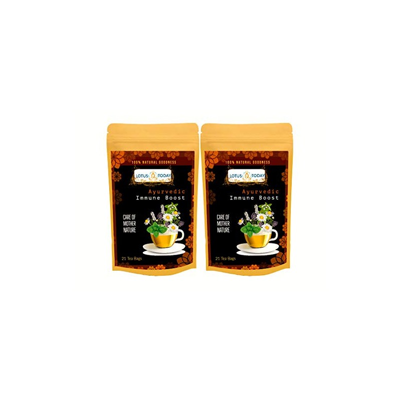 Lotus Today Herbal Tea, Immune Support, 21 Tea Bags, Blend