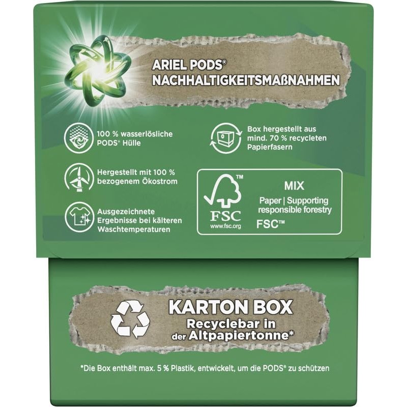 Ariel All-In-1 Pods Universal 15WL, 1 Pack