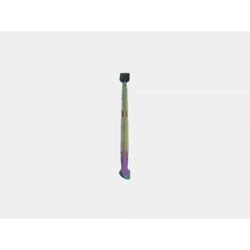 GI Titanium Color Cuticle Pusher Stainless Steel Nail Cut Tool