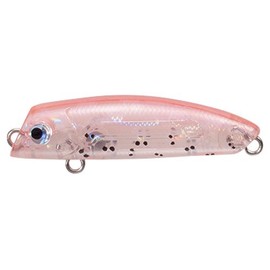 TackleHouse Shores Oruga Lipless SOL43 Minnow Fishing Lure, Slow Float, 1.7 Inches (43 mm), 0.1 Oz (2.3 g), Mysida With Spots #43