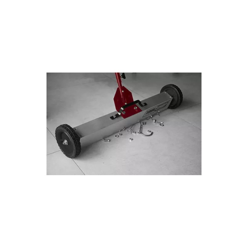 Tool Shop 30" Magnetic Sweeper Metal Rolling Wheel 50 Lb