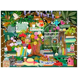 RoseArt - Seek & Find - Gardener's Library - 1000 Piece Jigsaw Puzzle