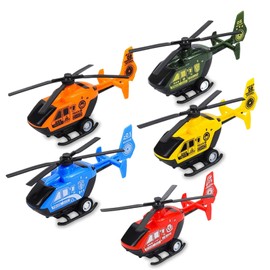 ZORVEXLYNX 8 PCS Helicopter Toy, Pull Back Mini Helicopter, Durable Design for Indoor and Outdoor Play, Imaginative Role-Playing Toys for Kids, Fun Gift Idea