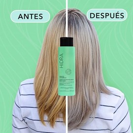 HIDRACOLOR - Matiz, Champú Matizante e Hidratante, Neutraliza Tonos Dorados y Resalta los Cenizos, para Cabellos Rubios y Grises, con Filtros Solares, Fórmula Enriquecida, 500 ml