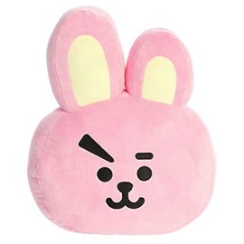 Aurora® Lovable BT21 Cooky Stuffed Doll - Collectible Fun - Delightful Cuteness - Pink 15 Inches