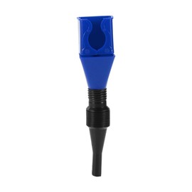 VekAuto Oil Funnel, 11.02"x1.73" Funnel for Automotive Universal for Engine Oil, Liquid, Diesel, Kerosene, Gasoline Durable Plastic Blue