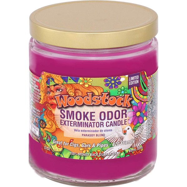 Smoke Odor Exterminator Woodstock Candle, 13 oz - Pack of 2
