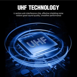 D Debra Wireless Conference Microphone System Audio Pro DU4004 UHF 4 * 16 Adjustable Channel 360°Rotating Wireless Gooseneck Mic, Ideal for Meeting Speech Conference (4 Conference)