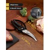 Poultry Shears, Kitchen Shears with Spring Loaded, Heavy Duty Poultry