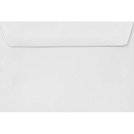 Netuno Lessebo Smooth White Envelopes DL 10.5 x 15.5 cm 100 g Elegant Straight Flap without Window for Invitation Cards Birthday Cards Greeting Cards Long Envelope White Pack of 100
