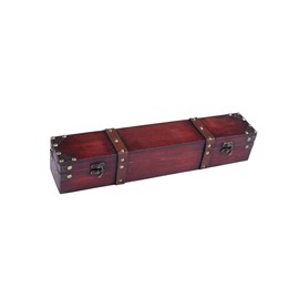 Witch Wizard Handcrafted Wood Magic Wand Box, 18 inch, Mahogany