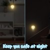 AKKAVNIA Night Light Marble Texture Plug-in LED Dusk-to-Dawn Sensor Soft