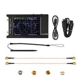 NanoVNA-H4 Vector Network Analyzer 50KHz-1.5GHz Antenna Network Analyzer 4.0" LCD Digital Display Touch Screen Short Wave MF HF VHF UHF Antenna Analyzer DIY Antenna Analyzer