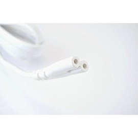[UL Listed] OMNIHIL White 5 Feet Long AC Power Cord Compatible with Tribit StormBox Blast Speaker