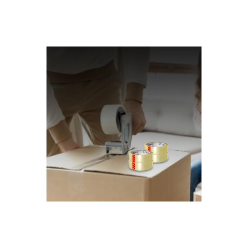 1ABOVE 3 Rolls Cellotape for Packing, 24mm x 40m, Strong