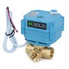 U.S. Solid 3-Way Brass Motor Ball Valve, Heavy Duty Versatile