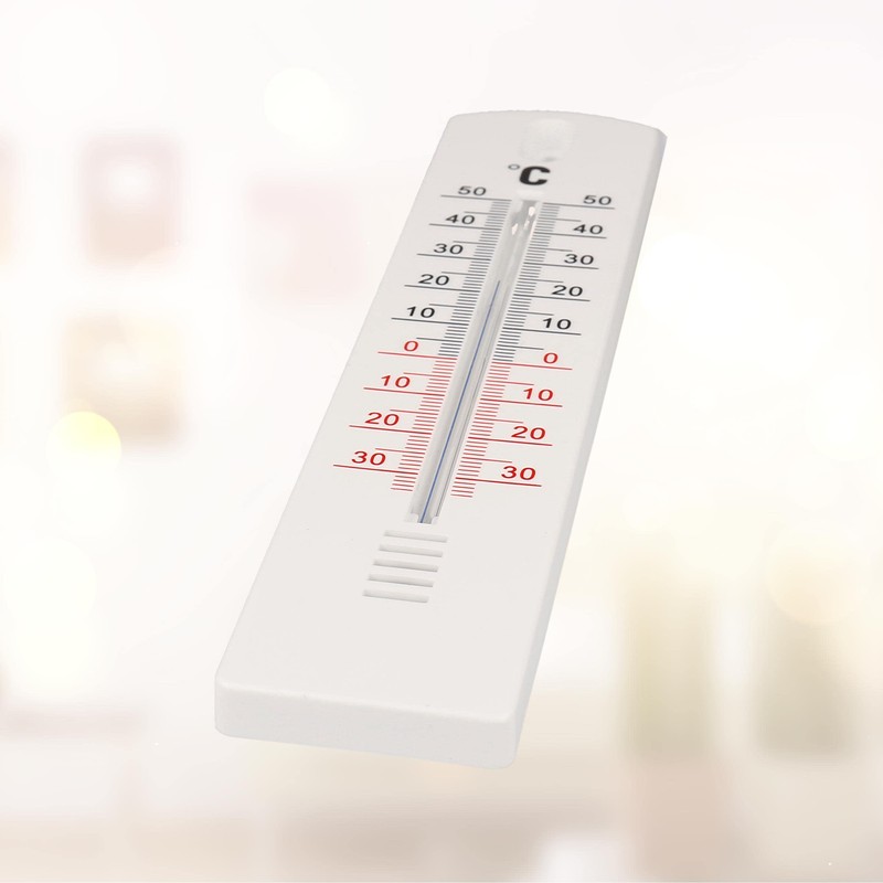 Lantelme Outdoor Thermometer, Indoor Thermometer, 20 cm, Plastic White Black